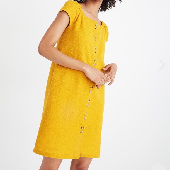 Madewell Texture & Thread Cap-Sleeve Dress - Picture 3 of 6